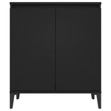 Sideboard Black 60x35x70 cm Engineered Wood - 45-Degree Angle