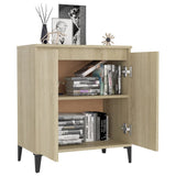 Sideboard Sonoma Oak 60x35x70 cm Engineered Wood - Side View