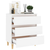 Sideboard White 60x35x69 cm Engineered Wood - Side View
