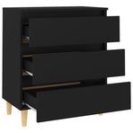 Sideboard Black 60x35x69 cm Engineered Wood