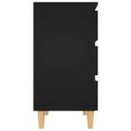 Sideboard Black 60x35x69 cm Engineered Wood