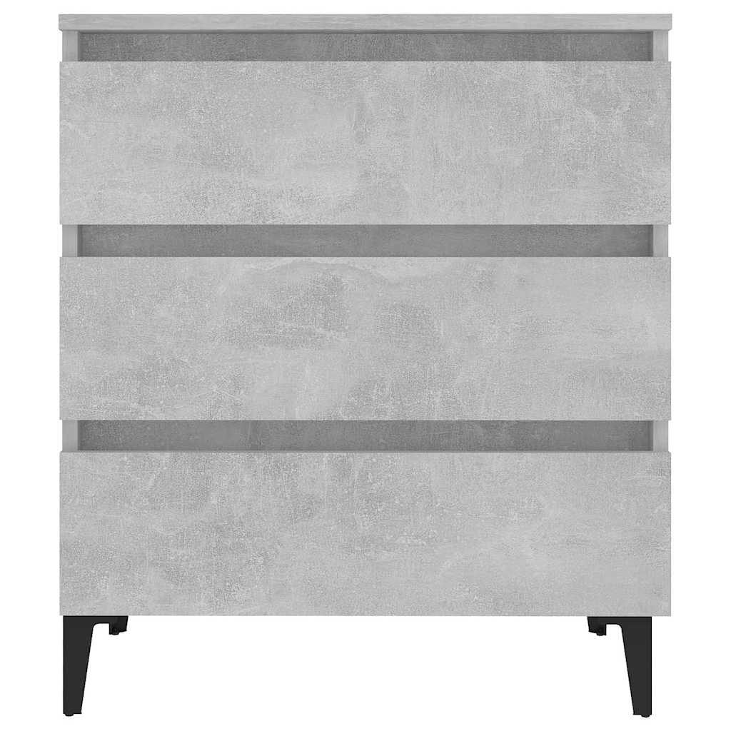 Sideboard Concrete Grey 60x35x69 cm Engineered Wood