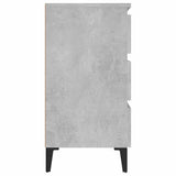 Sideboard Concrete Grey 60x35x69 cm Engineered Wood - 45-Degree Angle