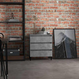 Sideboard Concrete Grey 60x35x69 cm Engineered Wood