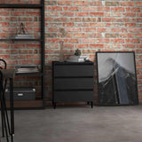 Sideboard High Gloss Grey 60x35x69 cm Engineered Wood
