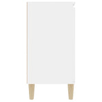 Sideboard White 101x35x70 cm Engineered Wood