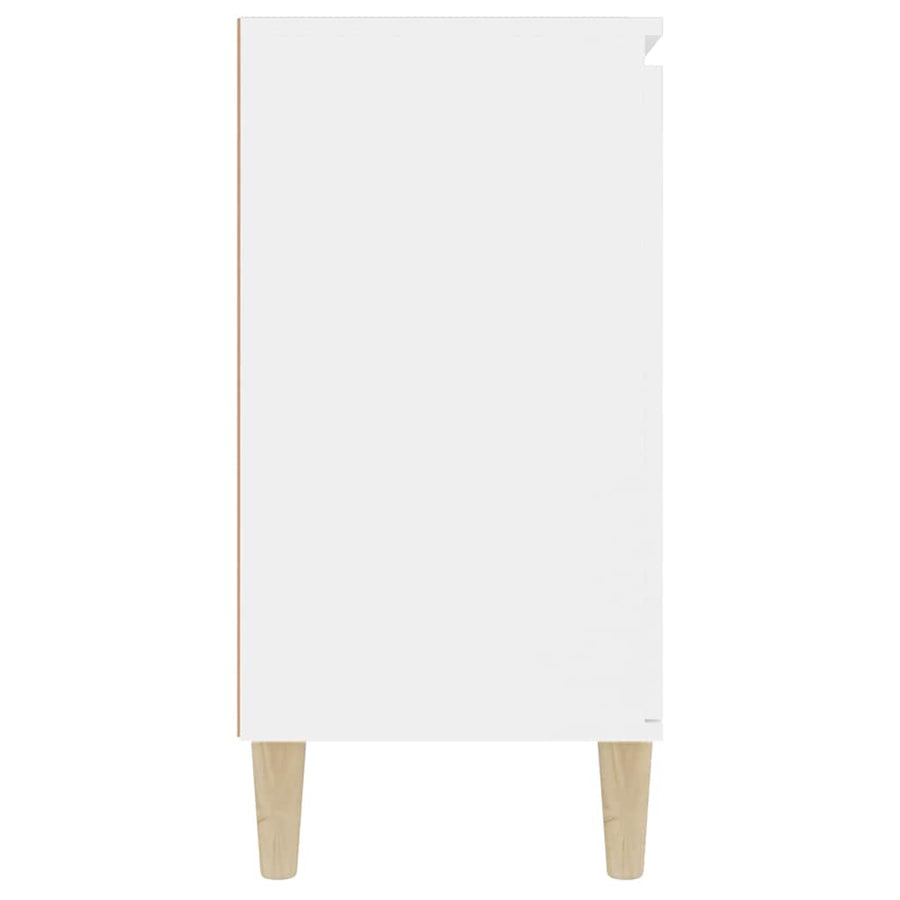 Sideboard White 101x35x70 cm Engineered Wood