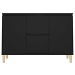 Sideboard Black 101x35x70 cm Engineered Wood