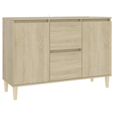 Sideboard Sonoma Oak 101x35x70 cm Engineered Wood - Front View