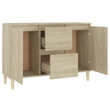 Sideboard Sonoma Oak 101x35x70 cm Engineered Wood - Top-Down View