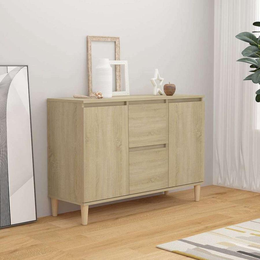 Sideboard Sonoma Oak 101x35x70 cm Engineered Wood
