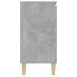 Sideboard Concrete Grey 101x35x70 cm Engineered Wood