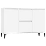 Sideboard White 102x35x70 cm Engineered Wood - Front View