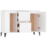 Sideboard White 102x35x70 cm Engineered Wood - Top-Down View