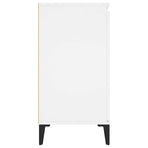 Sideboard White 102x35x70 cm Engineered Wood