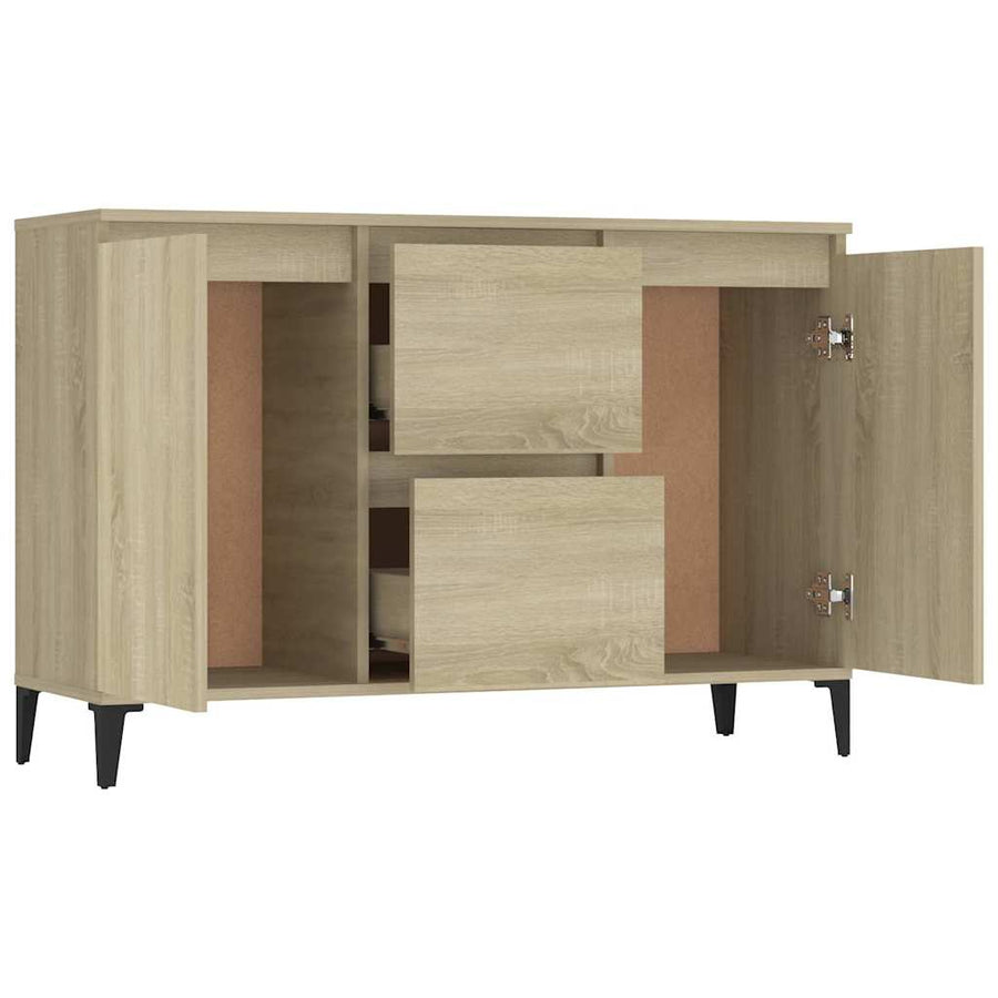 Sideboard Sonoma Oak 102x35x70 cm Engineered Wood