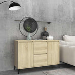 Sideboard Sonoma Oak 102x35x70 cm Engineered Wood