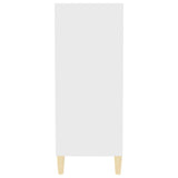 Sideboard White 57x35x90 cm Engineered Wood