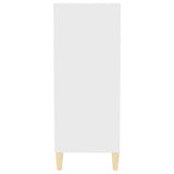 Sideboard White 57x35x90 cm Engineered Wood - 45-Degree Angle