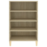 Sideboard Sonoma Oak 57x35x90 cm Engineered Wood - Top-Down View