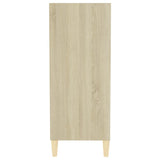 Sideboard Sonoma Oak 57x35x90 cm Engineered Wood - 45-Degree Angle