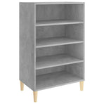 Sideboard Concrete Grey 57x35x90 cm Engineered Wood