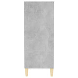 Sideboard Concrete Grey 57x35x90 cm Engineered Wood - 45-Degree Angle