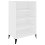 Sideboard White 57x35x90 cm Engineered Wood - Front View