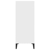 Sideboard White 57x35x90 cm Engineered Wood - 45-Degree Angle