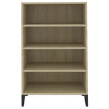 Sideboard Sonoma Oak 57x35x90 cm Engineered Wood - Top-Down View