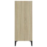 Sideboard Sonoma Oak 57x35x90 cm Engineered Wood - 45-Degree Angle