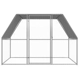 Outdoor Chicken Cage 3x2x2 m Galvanised Steel