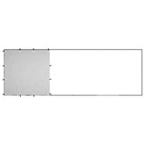 Dog Kennel Black 330x110x110 cm Steel - Top-Down View