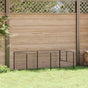 Dog Kennel Black 200x100x70 cm Steel