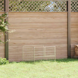 Dog Kennel Silver 100x100x70 cm Steel