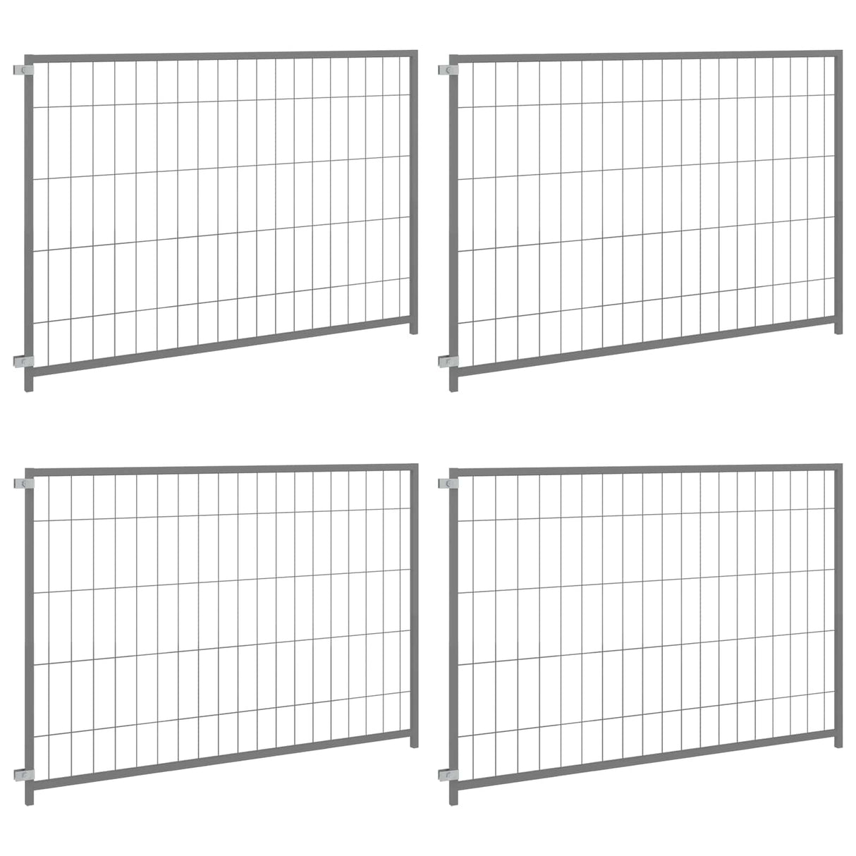 Dog Kennel Silver 300x100x70 cm Steel
