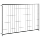 Dog Kennel Silver 300x100x70 cm Steel