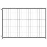 Dog Kennel Silver 300x100x70 cm Steel
