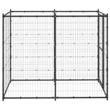 Outdoor Dog Kennel Steel 110x220x180 cm