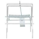 Mole Traps 4 pcs Silver Galvanised Steel