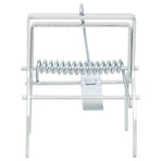 Mole Traps 4 pcs Silver Galvanised Steel