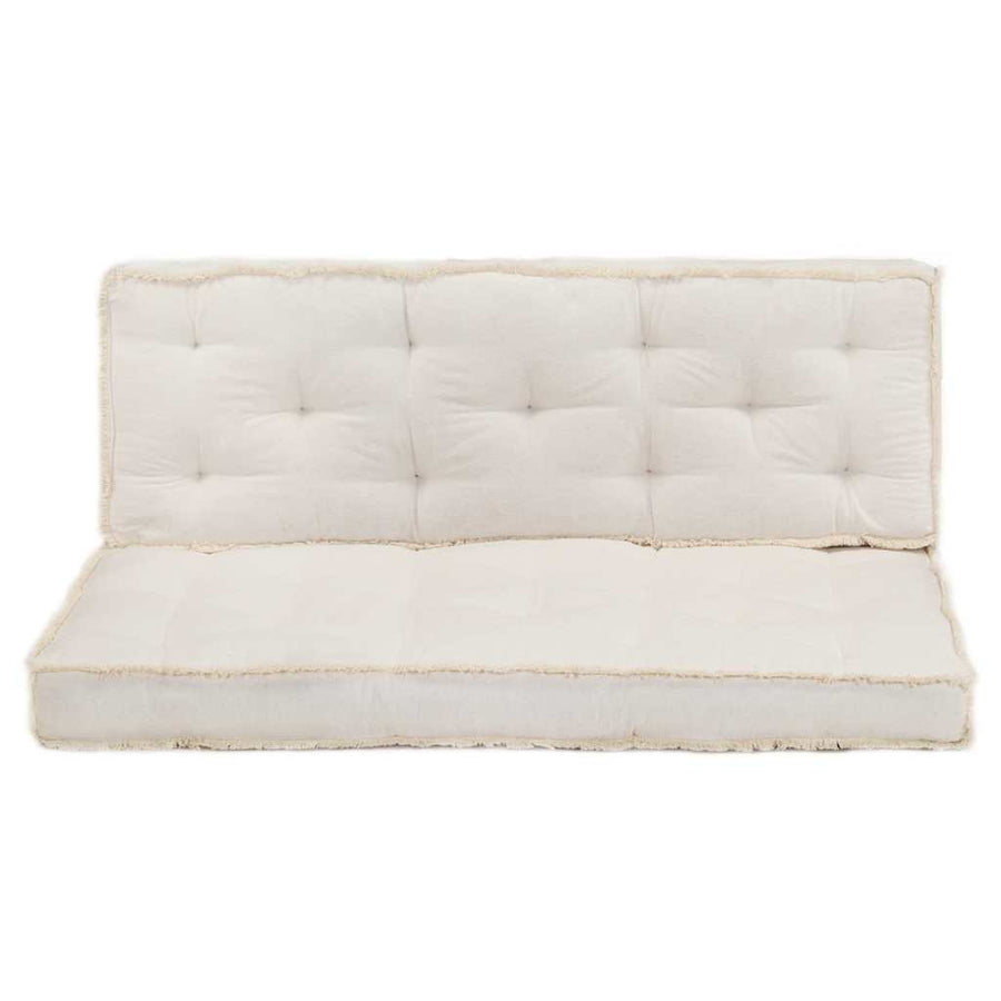 2 Piece Pallet Sofa Cushion Set Beige
