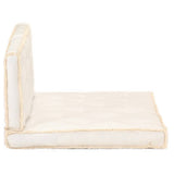2 Piece Pallet Sofa Cushion Set Beige