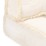 2 Piece Pallet Sofa Cushion Set Beige - 45-Degree Angle
