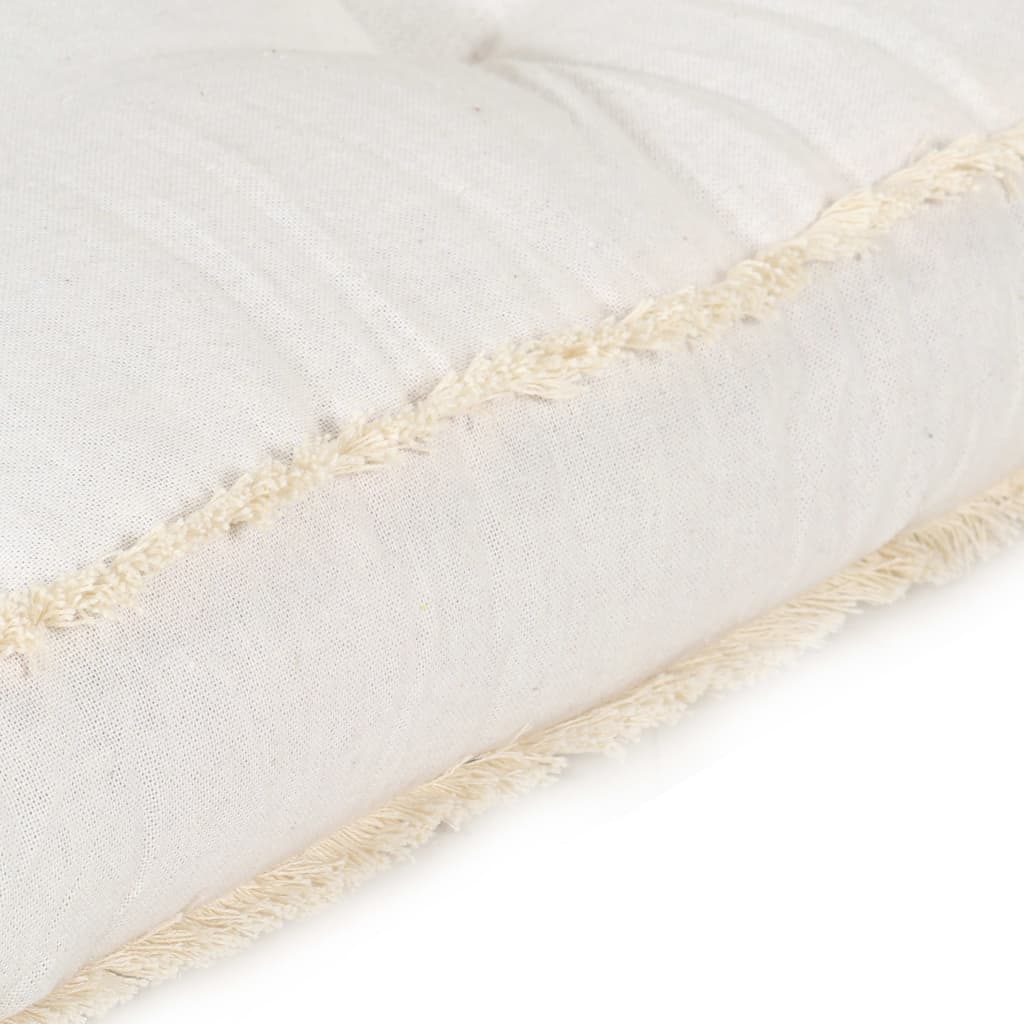 2 Piece Pallet Sofa Cushion Set Beige