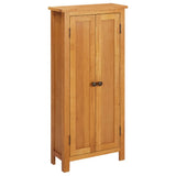 Storage Cabinet 50x22x110 cm Solid Oak Wood