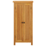 Storage Cabinet 50x22x110 cm Solid Oak Wood