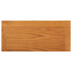 Storage Cabinet 50x22x110 cm Solid Oak Wood