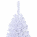 Artificial Christmas Tree with Thick Branches White 120 cm PVC - Top-Down View