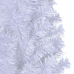 Artificial Christmas Tree with Thick Branches White 120 cm PVC